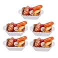 thumbnail image 4 of 5 Sets Miniatures Food Simulation Ketchup Bottle Bread Mini Food Toys for 1:12 Scale Accessories, 4 of 8