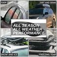 thumbnail image 2 of DNA Motoring PT-ZTL-8101-GY Universal 135cm Adjustable Roof Rail Aluminum Cross Bar + Cargo Box Luggage Carrier w/Lock+Key (Grey), 2 of 6