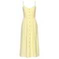 thumbnail image 4 of LASCANA Women's Button Up Panel Dress Strap, 4 of 5