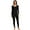 1-2,Black, variant on COMFREE Thermal Underwear for Women, Ultra Soft Long Johns Set Base Layer Top and Bottom for Cold Weather