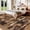 brown, variant on Amkui Washable Rug Area Rugs for Living Room Modern Geometric Bedroom Rug Soft Non-Skid Indoor Large Throw Rugs Stain Resistant Carpet for Dining Room