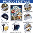 thumbnail image 5 of FLAGWIX Christmas Santa Claus and His Reindeer Flying Over Solar LED Garden Flag (11.5" x 17.5") VTM548SF - USA Flags Decor Indoor Outdoor, 5 of 5