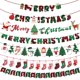 thumbnail image 4 of Christmas Banner Merry Christmas Decorations for Home Garland Gingerbread Man 2023 Santa Claus Pendant Xmas Gifts New Year 2025, 4 of 5