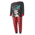 thumbnail image 3 of Christmas Family Matching Pajama Red Holiday Pjs Sets Sleepwear, 3 of 10