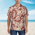 thumbnail image 4 of Lsque Dragons1 pattern Hawaiian Shirt for Men, Unisex Summer Beach Casual Short Sleeve Button Down Shirts-XX-Large, 4 of 9