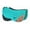 Teal Floral, variant on Horse 32" x 32" Western Contoured Wool Felt Barrel Saddle Pad 39223BK