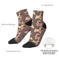 thumbnail image 6 of Fuzoiu Cut Pug Print Adult Socks, Crew Moisture-wicking Socks, Unisex Cushion Crew Socks,Casual Sports Ankle Socks, 6 of 7