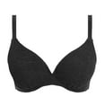 thumbnail image 3 of Freya Ibiza Waves Plunge Underwire Bikini Top (203802),36DD,Black, 3 of 5