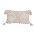 thumbnail image 1 of de almoha con mechones de de almoha de tiro Beige 30x50cm Zulema fundas de almohada de tiro boho, 1 of 8