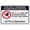 Warning Sign 3, variant on Please Turn Off The Washroom Lights When Not In Use 8"x12", Aluminum Tin Warning Signs for Home Outdoor Garden, High-Visibility Energy-Saving Sign