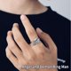 thumbnail image 4 of Guardurnaity Hombre Hiphop Anillo de apertura Cobre Ajustable Moda Festival Fecha Trabajo Viaje Playa Decoración Street Rock Joyería para Ropa, zapatos y accesorios Miscelánea, 4 of 6