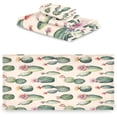 thumbnail image 2 of Coolnut Cactuses Bathroom Towel Set of 3 with Hand Towel, Wash Cloths & Bath Towel, Extra Aborbent Soft Towels Set Decor for Bathing Home Shower Wash cloth, 2 of 7