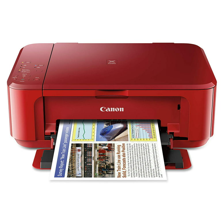 Getuigen verschil Leesbaarheid Canon PIXMA MG3620 Inkjet Multifunction Wireless 3-in-1 (Print/Copy/Scan)  Color Printer, Red - Walmart.com