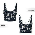 thumbnail image 5 of Naloa Lilies Flowers Sports Bras for Women, High Support Bra with Removable Pads, Comfortable - Large, 5 of 9