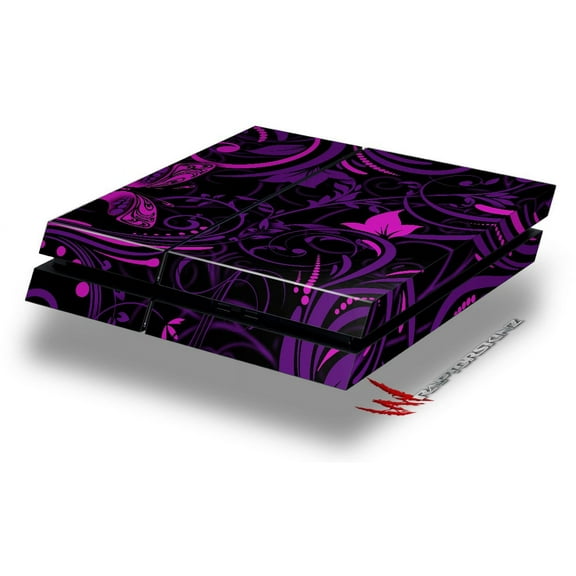 Twisted Garden Purple and Hot Pink - Decal Style Skin fits original PS4 Gaming Console by WraptorSkinz
