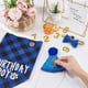 thumbnail image 3 of Artículos para fiestas de cumpleaños de perros, set de pañuelos para fiestas de cumpleaños de perros con corbata, sombrero y números, atuendo azul para cumpleaños de perro., 3 of 6
