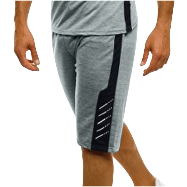 Plebaso Mens Athletic Gym Shorts Casual Drawstring Workout Shorts Activewear Shorts for Running Training