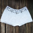 thumbnail image 4 of IROINNID Women's Summer Sexy Hollowing Out Super Mini Shorts Beach Outwear, 4 of 6