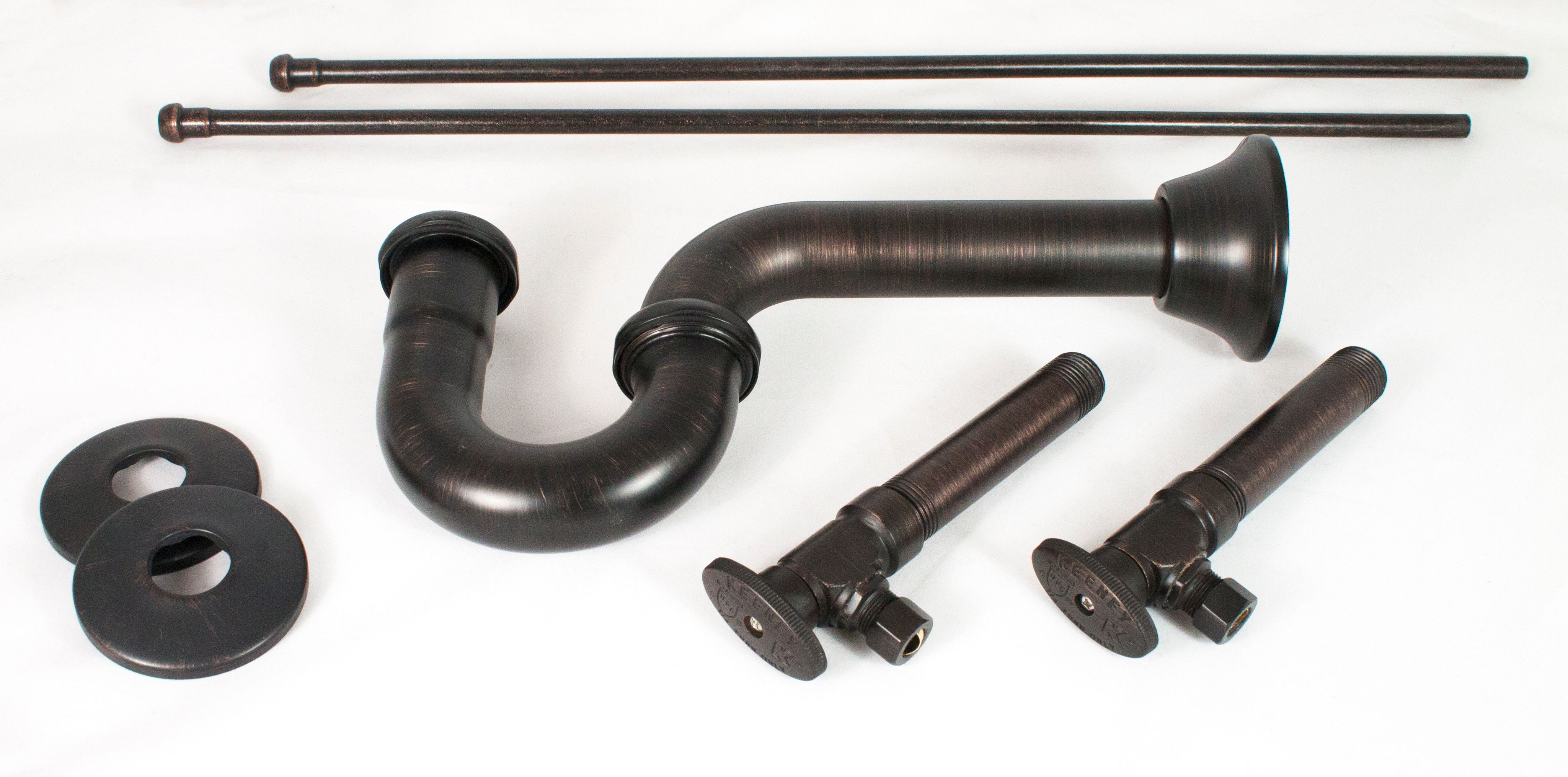 Keeney KITK901VB Bathroom Sink Plumbing Supply Trim Kit, Bronze