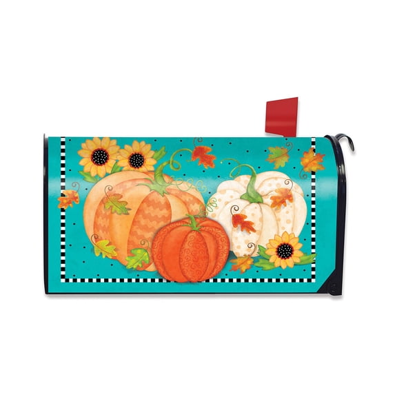 Briarwood Lane Mailbox Cover - Standard Size - Whimsical Fall Primitive For Fall Mailbox Cover