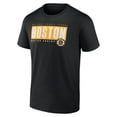 thumbnail image 2 of Men's Black Boston Bruins Blocked Out T-Shirt, 2 of 3