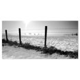 thumbnail image 2 of Landscape in Snow with Fence - Oversized Beach Canvas Artwork, 2 of 3
