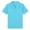 Light Blue, variant on 2-15Years Toddler Short Sleeve Tops Solid Lapel Short Sleeved T-shirt Mid Size Children's Casual Top