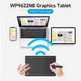 thumbnail image 2 of TFixol WP9622NB Graphics Tablet Drawing Tablet 8192 Levels Pressure Sensitivity 5080LPI Resolution 230PPS Read Speed 2.4G/BT Connection, 2 of 8