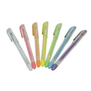 Y&C Gel Xtreme Pens, 0.7 mm Medium Tip, Assorted Pastel Colors, Set of 7