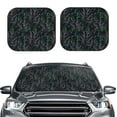 thumbnail image 6 of Lsque Lavender Flowers 2 PCS Windshield Sun Shade | CarFoldable Window Covers | Car Accessories Reflect UV for Universal Cars SUV Truck | Small, 6 of 7