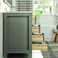 thumbnail image 6 of Eviva Hampton 36" Gray Transitional Bathroom Vanity w/ White Carrara Top, 6 of 7