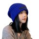 thumbnail image 1 of Minnieouse Gorro de punto para hombre y mujer, gorro de senderismo portátil y transpirable para estudiantes, gorro cálido elástico a la moda para Sombreros Azul Minnieouse AP013126-02, 1 of 6