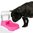 thumbnail image 3 of RUNROTOO Stable Design Pink Plastic Dog Water Dispenser 1Pack Suitable for Puppies and Dogs 500ml Capacity, 3 of 6