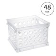 thumbnail image 2 of Sterilite Pratique Mini Carré Petit Rangement Organisation Caisse, Vide (48 Pack), 2 of 4