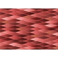 thumbnail image 1 of Ahgly Company Machine Washable Indoor Rectangle Transitional Orange Area Rugs, 4' x 6', 1 of 7
