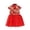 Hot Pink, variant on HNMKIU Elegant Chinese Qipao Style Holiday Dress for Girls Spring Festival Celebration and Occasions Red,3-4 Years