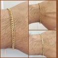 thumbnail image 3 of Men’s Mariner Link, Cuban Link Bracelet, Figaro Link  14K Gold Filled Bracelet Men's Jewelry / Pulsera para Hombre Oro Laminado Cuban Link, Figaro Link, Mariner Link, 3 of 5