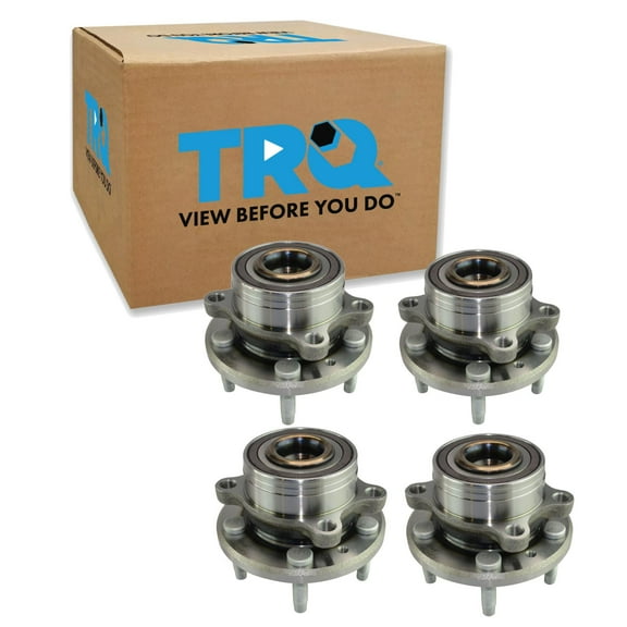 TRQ Wheel Bearing & Hub Assembly Front & Rear Kit Set of 4 for Ford Explorer New BHA50037
