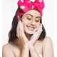 thumbnail image 3 of Set Of 2 Cute Elastic Knot Headbands For Facial Cleansing, Cute Towel Style Headbands For Makeup, Shower, Spa, Massage, 2pcs (one Layer For Blue Dot H, 3 of 5