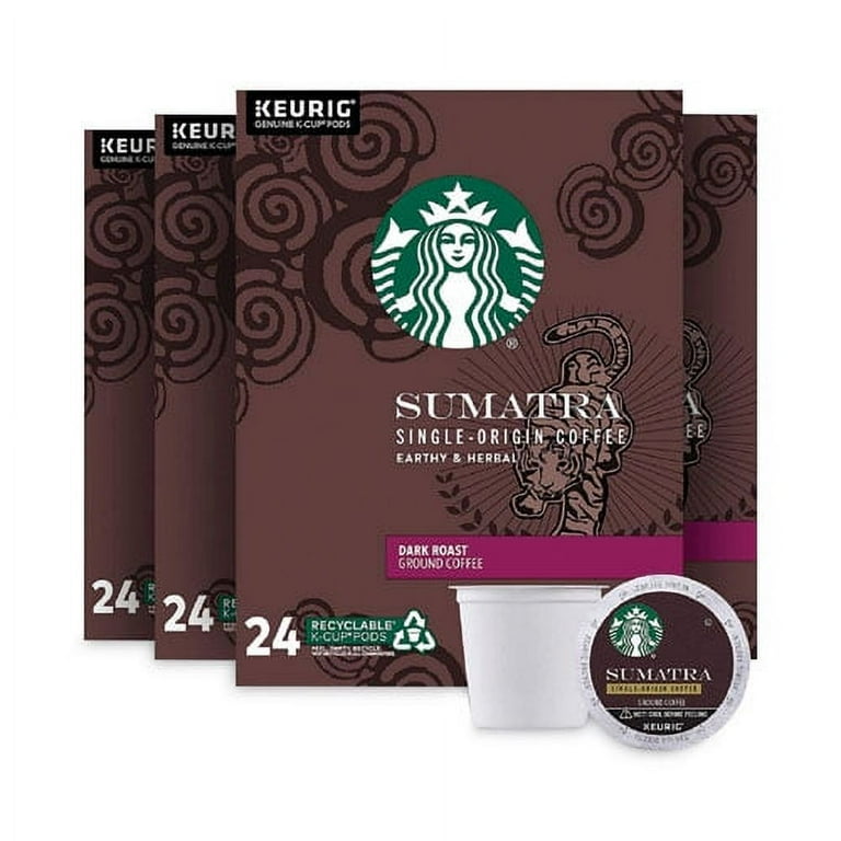 Sumatra Coffee K-Cups, Sumatran, K-Cup, 96/Box Sumatra Coffee K-Cups, Sumatran, K-Cup, 96/Box
