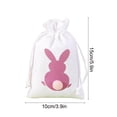 thumbnail image 3 of Antqov Easter Gift Bags Cute Bunny Drawstring Easter Bag Colorful Pouches Sacks with Ribbon Easter Gifts for Birthday Party Home Office Supplies, 3 of 6