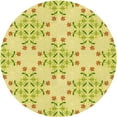 thumbnail image 1 of Ahgly Company Machine Washable Indoor Square Transitional Brown Area Rugs, 3' Square, 1 of 7