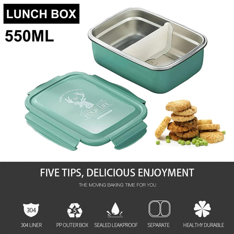 550ml Leakproof Sealed Soup Box Portable Lunch Box Microwave Container Lunch  Box