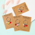 thumbnail image 2 of 4-pack Inspirational Teacher Appreciation Keychain - Thank You Gift for Educators, Mentor Present, Christmas, Teacher Day, Silver Tone, 2 of 6