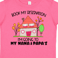 thumbnail image 4 of Inktastic Book my Reservation I'm Going To My Nana and Papa's- House Boys or Girls Toddler T-Shirt, 4 of 5