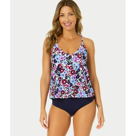 Meadow Bouquet Easy Triangle Tankini Top Swimsuit