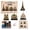 A002- Clear (Style B), variant on Diy Crafts for Adults 3D Beaded Canadian Landmark Adult Craft Kit 7 X 6 Inch Bead Art for Adults Complete Bead Making Kit for Home Display Desktop Decor 1 Pack