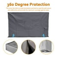 thumbnail image 6 of HOMEYA Waterproof Outdoor TV Cover with Front Flap, 600D Heavy Duty Material, Weatherproof Outside TV Enclosure, 40"-65", 6 of 11