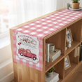 thumbnail image 6 of Table Runners 72 Inches Long Dress Scarves, Pink Valentine's Day Farmhouse Kitchen Table Runner, Coffee Tablerunners, Floral Love Heart Truck Romantic 18x72 Inch, 6 of 9
