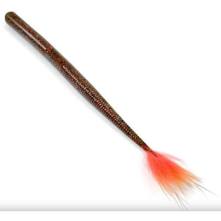 Rabid Shaker Worm 6 Green Pumpkin Orange 6pk